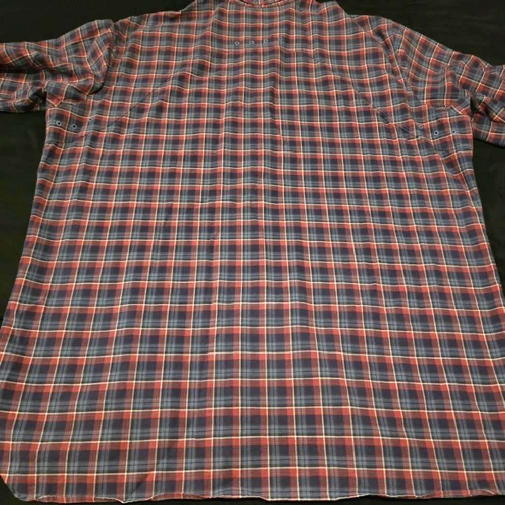 Ralph Lauren Polo Men's Plaid Button Up Shirt Long Sleeve Red Blue XL Classic